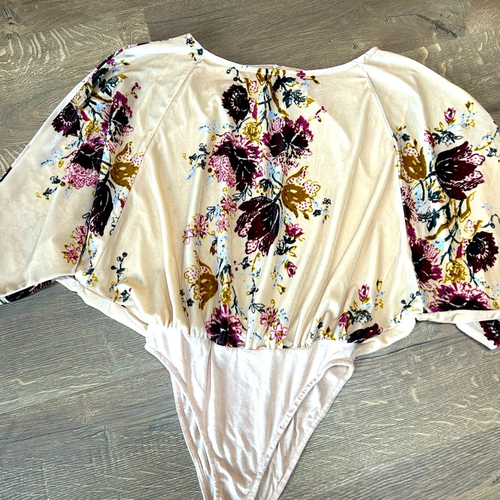 Intimately Free People Velvet Bodysuit (XS)